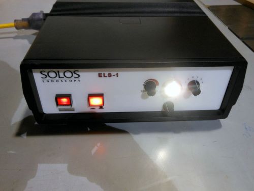SOLOS ELS-1  ENDOSCOPE ENDOSCOPY  or  FIBER OPTIC MICROSCOPE LIGHT