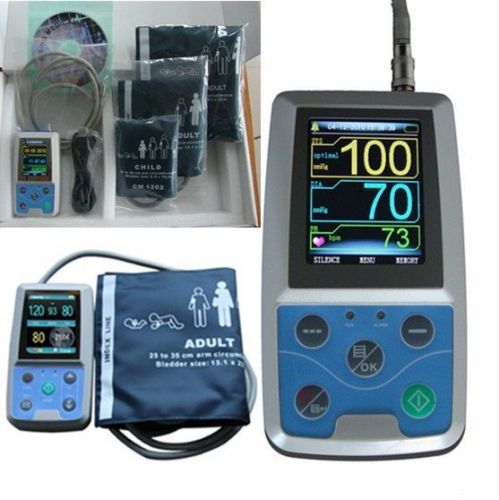 CE&amp;FDA  ABPM50 Ambulatory Automatic Blood Pressure Monitor(NIBP)with 3 CUFFS