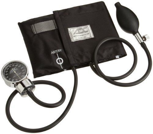 Adc diagnostix 700 pocket aneroid sphygmomanometer adult cuff black for sale