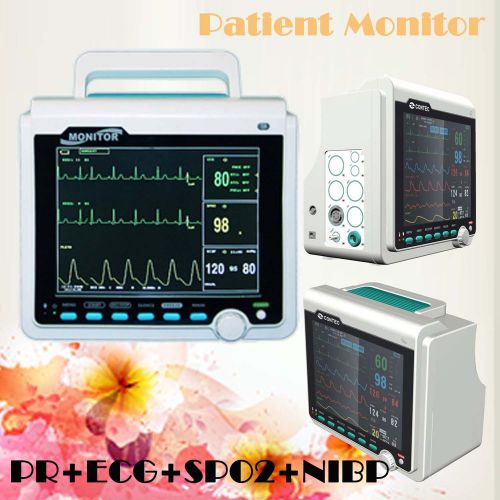 Sale 4 patient vital signs monitor pr,ecg/ekg, nibp, spo2, 8.4&#039; tft display, icu for sale