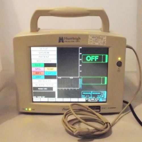 Huntleigh sc1000 colour vital smart signs touch screen patient monitor ecg nibp for sale