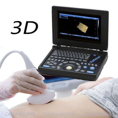Full digital laptop ultrasound scanner diagnostic system + convex 3d pc vga usb for sale