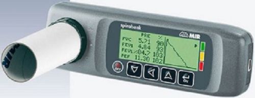 NEW MIR Spirobank Pocket Size Spirometer for Spot Screening w/ Carrying Case