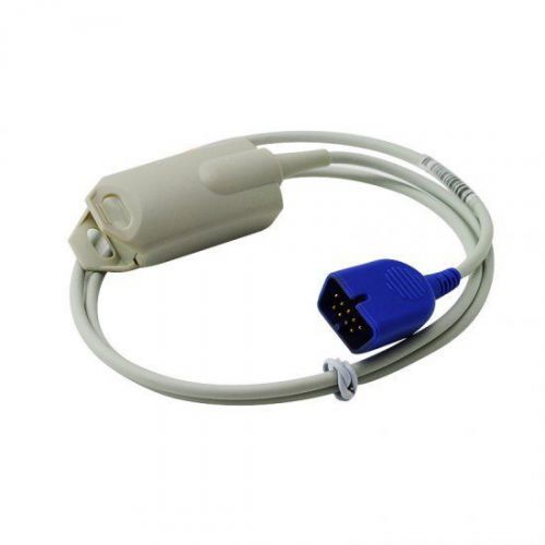 Adult clip fingertip spo2 sensor/probe p9121a,1m, 9 pin,compatible nihon kohden for sale