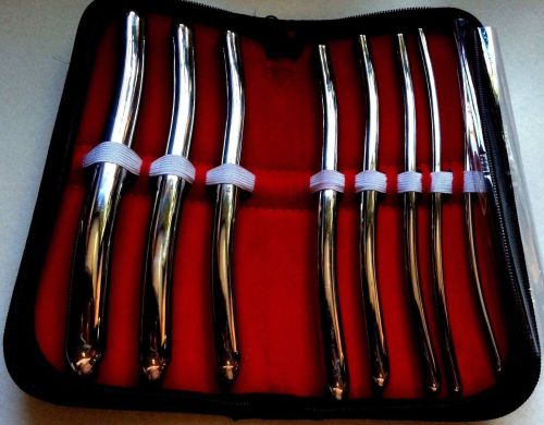 Urethral hegar sounds surgical obgyn urethra instruments 8 piece set kit ce for sale