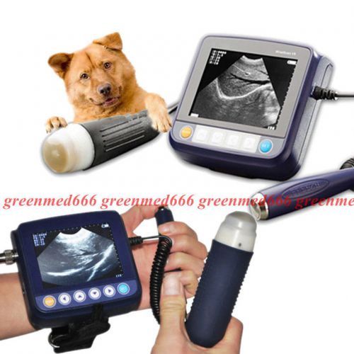 Vet wristscan ultrasound scanner machine+probe+ box for all animal pregnancy for sale