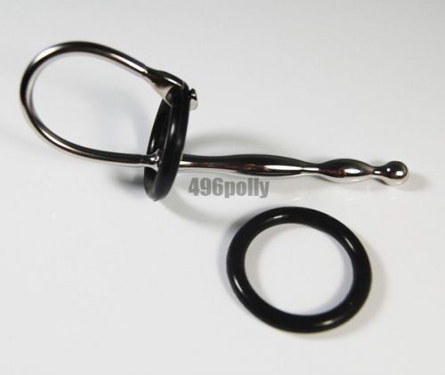 New stainless steel beads urethral plug urethra sounds silicone ring fast ship for sale