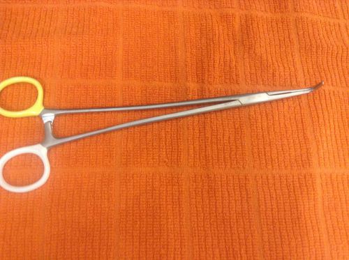 PILLING 34 2558 KANTROWITZ FORCEP 9.5&#034; RIGHT ANGLE CROSS SERRATED JAW*
