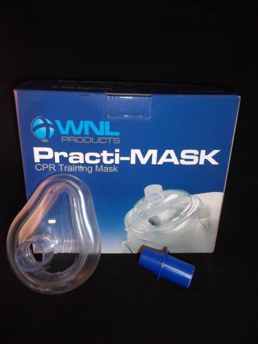 10 Adult WNL CPR Training Mask  w/ 10 VALVE Training Valves
