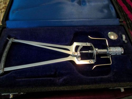 Schioz Applanation Tonometer, About 50 years old and in pristine condition