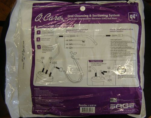 Sage products 6914 q-care oral cleansing &amp; suctioning system, q4° for sale