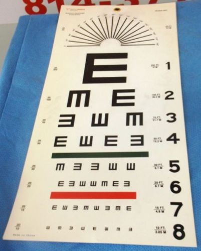 Techmed 3051 Vision Chart