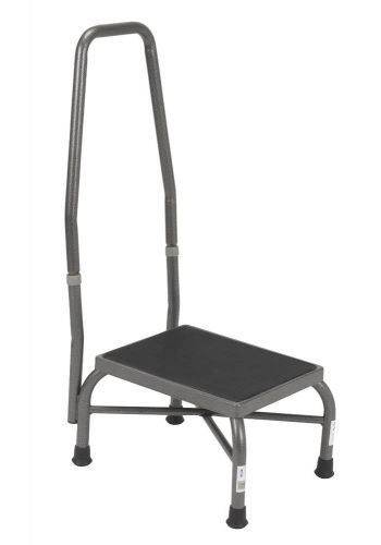 Drive medical heavy duty bariatric footstool  - handrail &amp; rubber platform for sale