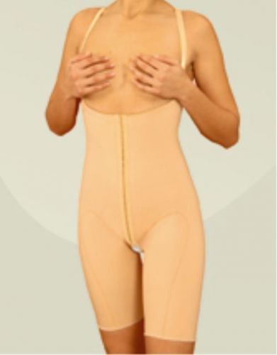 VOE Liposuction Garment Girdle With Abdominal Extension Above Knee Reinforcement