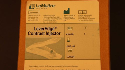 Lemaitre 4100-00 leveredge contrast injector ~ exp 2016/08 for sale