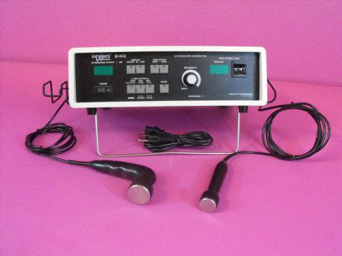 Chattanooga Intelect 240 Ultrasound Therapy Generator w/ 5cm &amp; 2cm Handpieces