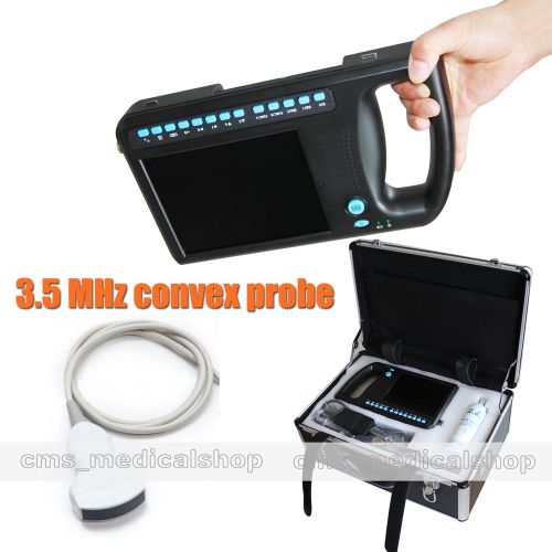 CE Portable B-Ultrasound Scanner with 3.5 MHz Convex Probe for animal