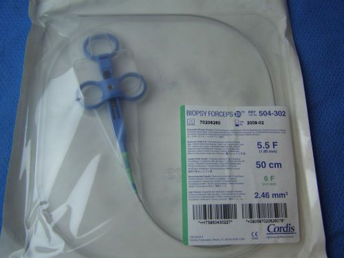 1-Ea CORDIS Biopsy Forceps, 6F REF: 504-302