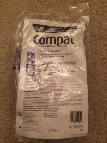 Compat Enteral Delivery System with Y adapter 1000ml bag 5 UNITS