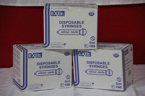 Exel luer slip syringes-luer slip syringe, 5-6cc,100/bx for sale