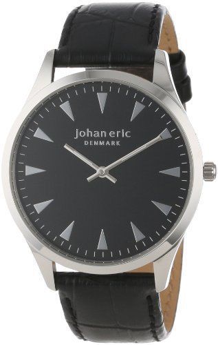 New Johan Eric Men&#039;s JE9000-04-007 Helsingor Black Quartz Miyota 2025 Wristwatch