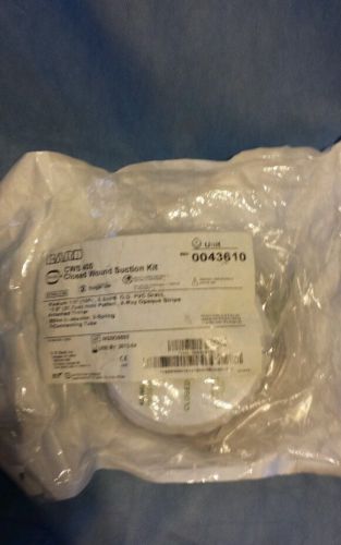 * 2 Bard Closed Wound Suction KIT CWS 400 REF 0043610 Dated 04/2013