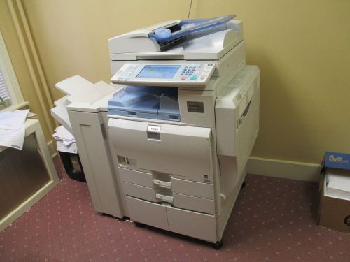 LANIER LD050B DIGITAL IMAGING SYSTEM COPIER with FINISHER IN CABINET