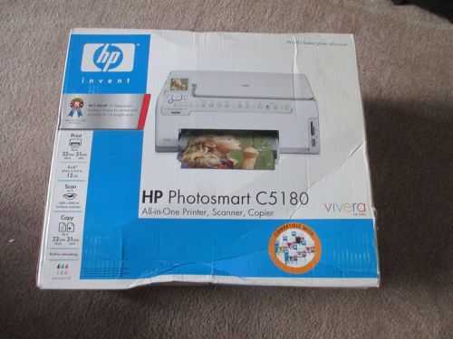 Super RARE Brand New HP Photosmart C5180 All in One Printer Unopened box