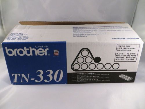 Brother TN-330 Black Ink Toner Cartridge SEALED IN BOX FREE SHIPPING