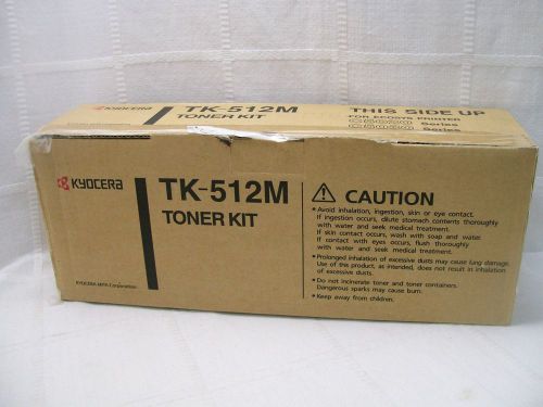 New in Box-OEM Kyocera- Mita TK-512M Magenta Toner Kit Ecosys C5030-C5020 TK512M