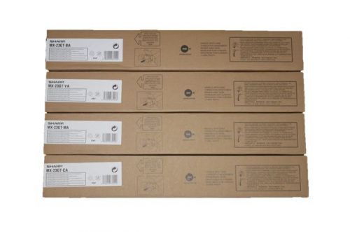 New and Genuine Sharp MX-23GT toner cartridge multipack - All colours