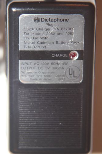Dictaphone Handheld Recorder 2252 or 2253 AC Charger Model 877069 $69.95