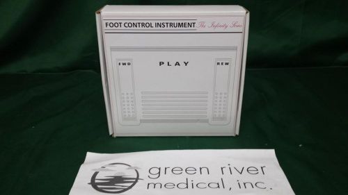 Foot Control Instrument... The Infinity Series