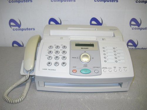 Sharp fo-3150 plain paper laser fax machine w/toner for sale