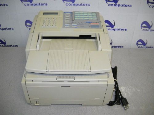 Konica minolta fax 9765 plain paper laser fax machine w/toner fx-060bvp for sale