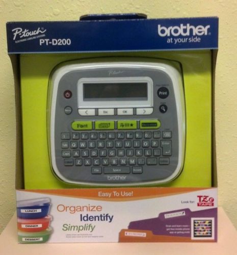 Brother P-Touch PT-D200 Label Thermal Printer - BRAND NEW