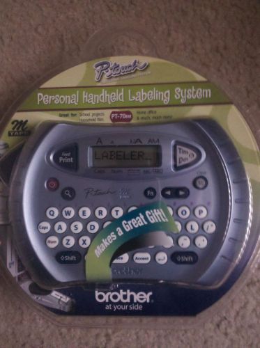 New Brother PT-70BM P-Touch Personal Handheld Labeling System