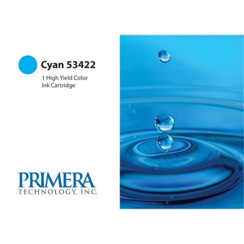 Primera 53422 cyan ink cartridge inkjet for lx900 label printer for sale