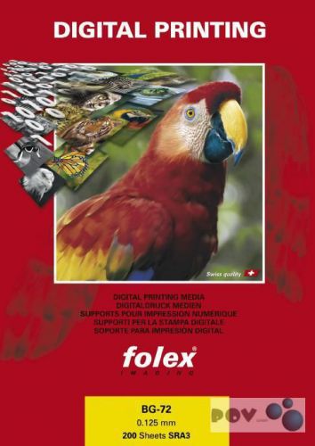 Folex BG-72 Overheadfolie DIN A4, 125 Mic fur Farb,-Kopierer und Laserdrucker