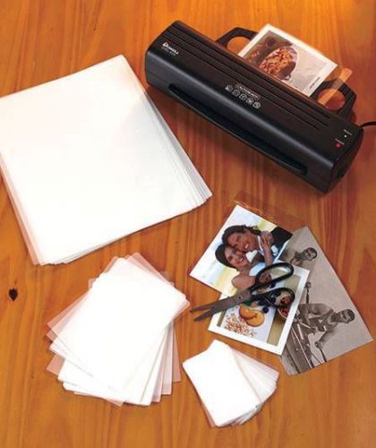 SET OF100 LAMINATE CLEAR SHEETS 3 DIFFERENT SIZES Laminating  Photo cards letter