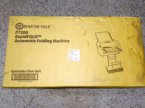 NEW Martin Yale RapidFold P7200 Tabletop Desktop Auto Letter Folder