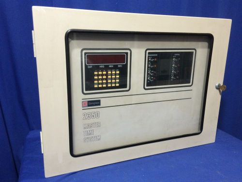 Simplex 2350 Master Time Clock Control System Controller