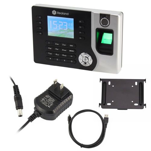 NEW Biometric Office Fingerprint Attendance Time Clock ID Card Reader TCP/IP USB