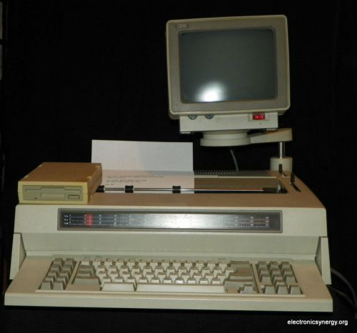 IBM Wheelwriter 50 Series II 6788 + IBM Mono VGA 4707 + Floppy +  FREE SHIPPING!