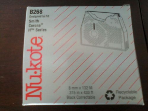 6 new SMITH CORONA H SERIES RIBBON  B268 NUKOTE
