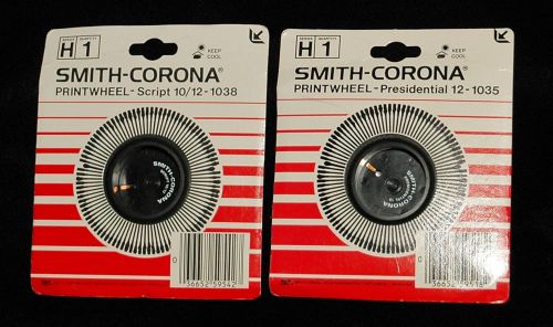 2 New Smith-Corona Printwheels