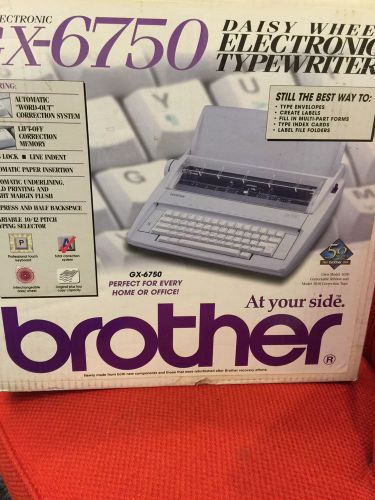 Brother Electronic Typewriter GX-6750