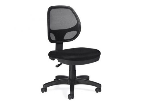 Mesh back armless task chair for sale