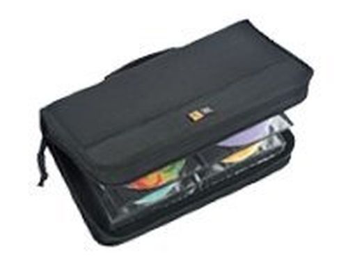 Case logic cdw 64 - wallet for cd/dvd discs - 64 discs - nylon - black cdw-64 for sale