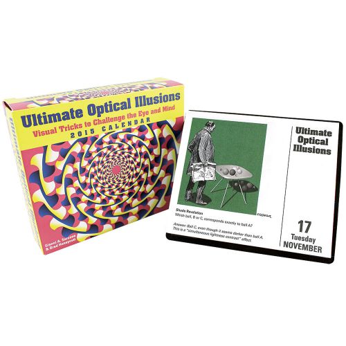 NEW Ultimate Optical Illusions 2015 Calendar - Visual Tricks For The Eye &amp; Mind